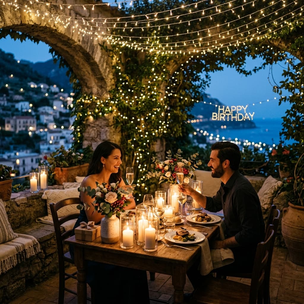 Candlelit Terrace Dinner