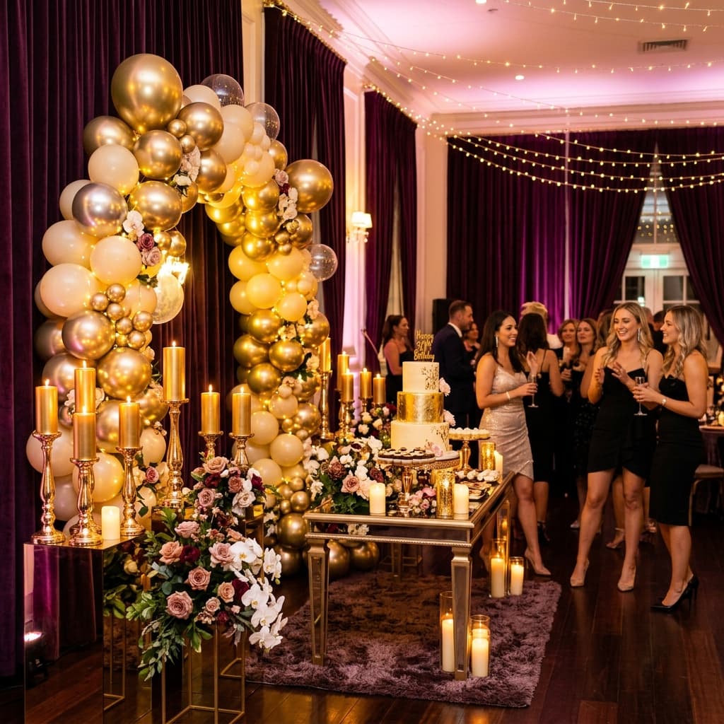 Luxury Birthday Decor Styling